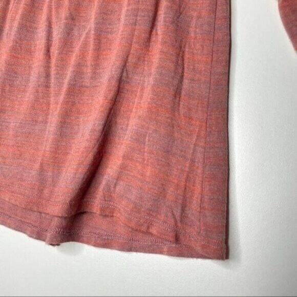 Dolan Womens Size Petite XS Light Red Off The Shoulder Ruffle 3/4 Sleeve Blouse - Picture 12 of 12